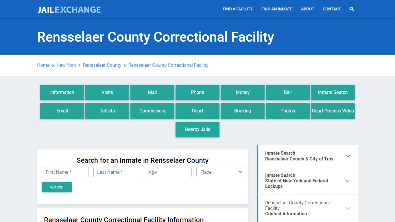 Rensselaer County Correctional Facility - Jail Exchange