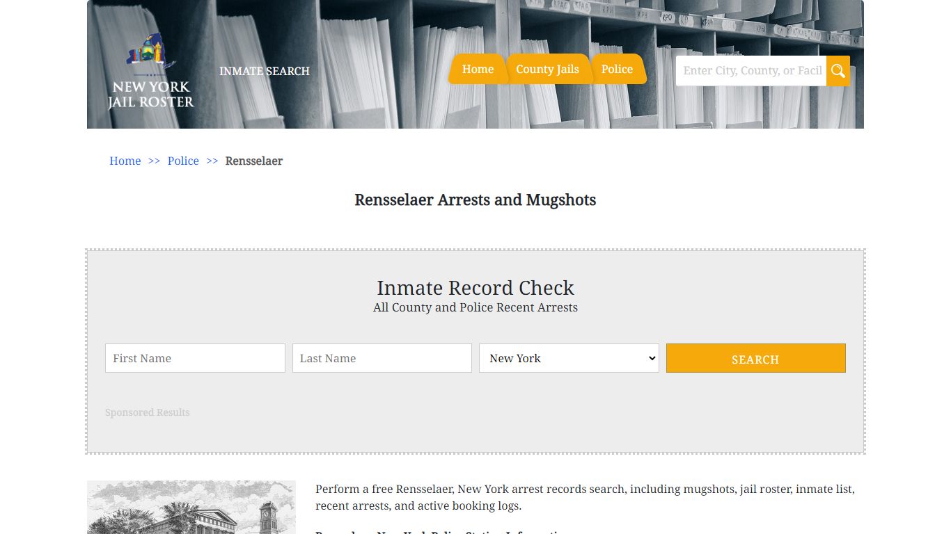 Rensselaer Arrests and Mugshots - Jail Roster Search